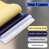3mm Tattoo Practice Skin with Transfer Paper - NAQASE 18Pcs Tattoo Fake Skin and Stencil Paper Kit Includes 15Pcs Tattoo Paper and 3Pcs 3mm Tattoo Skin Practice 8"x12" Tattoo Skins Double Sides view 4