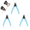 3 Pcs Rhinestone Remover Tool, Nail Art Decoration Remover Crystals Remove Cuticle Cutter Clipper Trimmer Scissors for Small Pieces,Salon and Home DIY Accessory for Manicure view 1