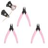 3 Pcs Rhinestone Remover Tool, Nail Art Decoration Remover Crystals Remove Cuticle Cutter Clipper Trimmer Scissors for Small Pieces,Salon and Home DIY Accessory for Manicure view 1