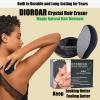 DIOROAR Crystal Hair Eraser,Upgrade Crystal Hair Remover,Physical Nano Glass Hair Removal Device,Painless Epilator and Exfoliator Without Shaver for Quick Soft Silky Skin(Black) view 2