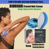 DIOROAR Crystal Hair Eraser,Upgrade Crystal Hair Remover,Physical Nano Glass Hair Removal Device,Painless Epilator and Exfoliator Without Shaver for Quick Soft Silky Skin(Royal Blue) view 2