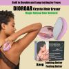 DIOROAR Crystal Hair Eraser,Upgrade Crystal Hair Remover,Physical Nano Glass Hair Removal Device,Painless Epilator and Exfoliator Without Shaver for Quick Soft Silky Skin(Light Pink) view 2