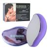 DIOROAR Crystal Hair Eraser,Upgrade Crystal Hair Remover,Physical Nano Glass Hair Removal Device,Painless Epilator and Exfoliator Without Shaver for Quick Soft Silky Skin(Violet) view 1