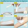 Natreza Hair Removal Wax Beads-1lb, Unscented White Hard Wax Beads for Sensitive Skin, Full Body Waxing, Ideal for All Hair Types, Bikini, Legs, Brazilian, Salon Quality view 4