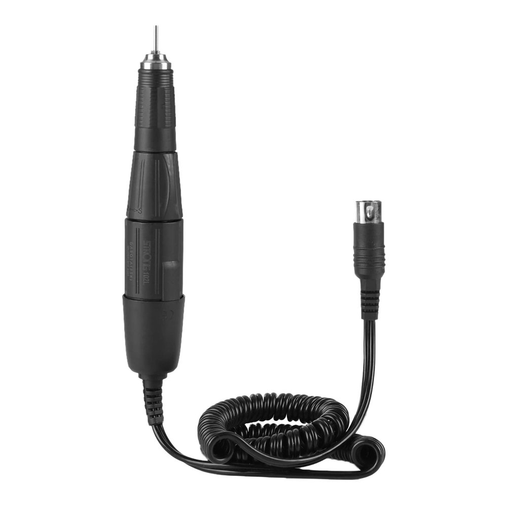 102L - 2.35mm Electric Nail Drill Handle Handpiece for Electric Nail Manicure Machine (Black)