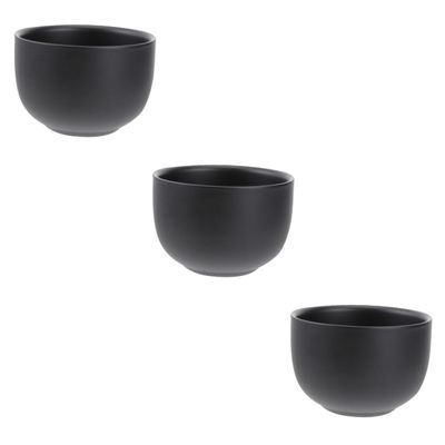 FOMIYES 3pcs Stainless Steel Shaving Bowl for Men Double Layer Natural Shaving Cream Bowl Tabac Shave Soap