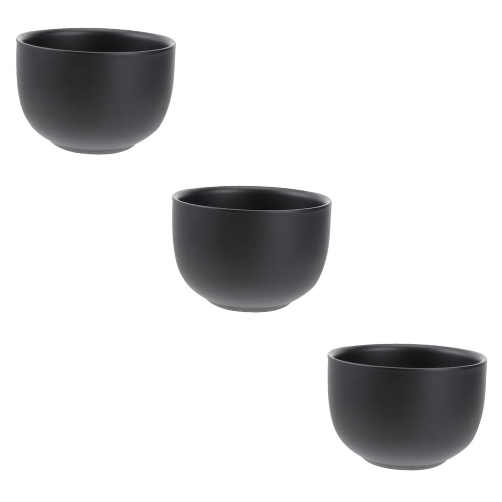 FOMIYES 3pcs Stainless Steel Shaving Bowl for Men Double Layer Natural Shaving Cream Bowl Tabac Shave Soap