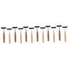 FOMIYES 12pcs Eco-friendly Bamboo and Stainless Steel Razor Hair Trimmer Single Blade view 1