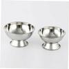 FOMIYES 3pcs Shaving Bowl Footed Base Large Capacity Shave Bowl for Men Reusable Shaving Cup view 2