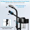 2 in 1 Facial Steamer Professional Ionic Face Steamer with 5X Magnifying Lamp&Adjustable Hot Mist Nozzle, Esthetician Facial Steamer Salon Spa Beauty Skin Care Equipment view 2