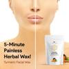 Boomers Turmeric Facial Wax Powder, 5 min Painless Natural Face Hair Removal Waxing Powder, Easy to use at Home, No Chemicals - No Irritation, No Skin rashes. (100g) Pack of (2) view 2
