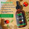 Batana Oil for Hair Growth and Nourishment - Scalp Massager Included, Honduras Pure & Natural Oil for Split Ends Elimination, Enhanced Hair and Skin Radiance, All Hair Types, 2.02 fl oz view 2