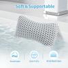 Conbella Upgraded Bath Pillows for Tub, Slip Resistant Waterproof Bath Pillows for Tub Neck and Back Support with 2 Strong Suction Cups, Relaxing Spa Essentials view 4