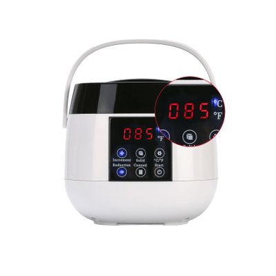 IINCOOY Wax Machine Kit for Hair Removal Wax Heater Depilation Waxing Dipping Pot Depilatory Wax Melt Beans Pot (Color : White, Size : 100W)
