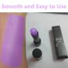 Go Ho Makeup Pastel Purple Cream-Blendable Stick-Waterproof Pastel Purple Professional SFX Witch Ursula Face Paint,Safe Facepaint&Lip Smacking for Halloween Costumes Cosplay view 3
