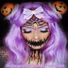 Go Ho Makeup Pastel Purple Cream-Blendable Stick-Waterproof Pastel Purple Professional SFX Witch Ursula Face Paint,Safe Facepaint&Lip Smacking for Halloween Costumes Cosplay view 4