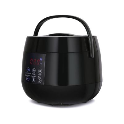 IINCOOY Wax Machine Kit for Hair Removal Wax Heater Depilation Waxing Dipping Pot Depilatory Wax Melt Beans Pot (Color : Black, Size : 100W)