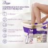 Fivona Foot Care Kit 3 in 1 - Foot Soak Blend with Epsom Salt, Lavender and Essential Oils - Collapsible Foot Soak Basin - Dual Action Foot File view 3