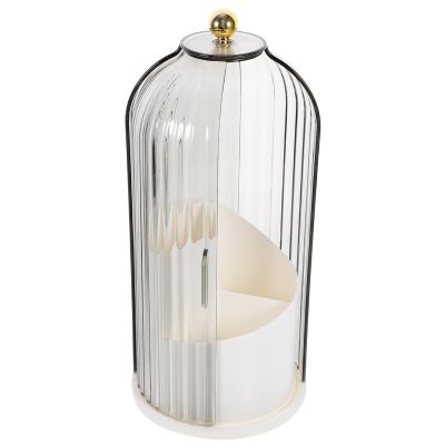ABOOFAN Rotating Makeup Brush Holder Organizer Lid Desktop Storage Cosmetic Tube Multi-use Holder