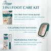 Fivona Foot Care Kit 3 in 1 - Foot Soak Blend with Epsom Salt, Tea Tree and Essential Oils - Collapsible Foot Soak Basin - Dual Action Foot File view 2