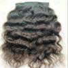 100% Unprocessed Indian Remy Human Hair Wavy Clip-in Hair Extensions, Natural Black Color, 100g to 110g/set, Wavy Clip-in extensions (16 Inches) view 2