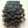 100% Unprocessed Indian Remy Human Hair Wavy Clip-in Hair Extensions, Natural Black Color, 100g to 110g/set, Wavy Clip-in extensions (16 Inches) view 3