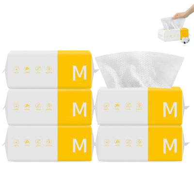 ABKD Super Absorbent Daily Clean Towel, Multi-Purpose Face & Hand Towels (5pcs)