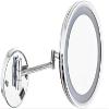 Makeup Mirror with Lights and Magnification Wall Mounted, 8.5inch Vanity Cosmetic Mirror with Led and Magnification, Magnifying Mirror Adjustable 360 Swivel Extend and Fold ( Color : Concealed Wiring view 1
