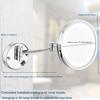 Makeup Mirror with Lights and Magnification Wall Mounted, 8.5inch Vanity Cosmetic Mirror with Led and Magnification, Magnifying Mirror Adjustable 360 Swivel Extend and Fold ( Color : Concealed Wiring view 2