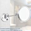 Makeup Mirror with Lights and Magnification Wall Mounted, 8.5inch Vanity Cosmetic Mirror with Led and Magnification, Magnifying Mirror Adjustable 360 Swivel Extend and Fold ( Color : Concealed Wiring view 4