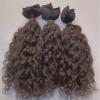 100% Unprocessed Indian Remy Human Hair Clip-in Extensions, Real Human Hair Black Color, Natural Curly Hair Clip in Hair Extensions, 100 grams to 110 grams (12 Inches) view 3