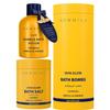 Natura Bubble Bath, Natural Detox Bath Soak Salt & Tumeric Bath Bomb Gifts for Women and Men Pack of 3 view 1
