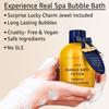 Natura Bubble Bath, Natural Detox Bath Soak Salt & Tumeric Bath Bomb Gifts for Women and Men Pack of 3 view 3