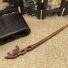 Artisanal Sandalwood Hairpin - Timeless Elegance in Natural Wood view 4