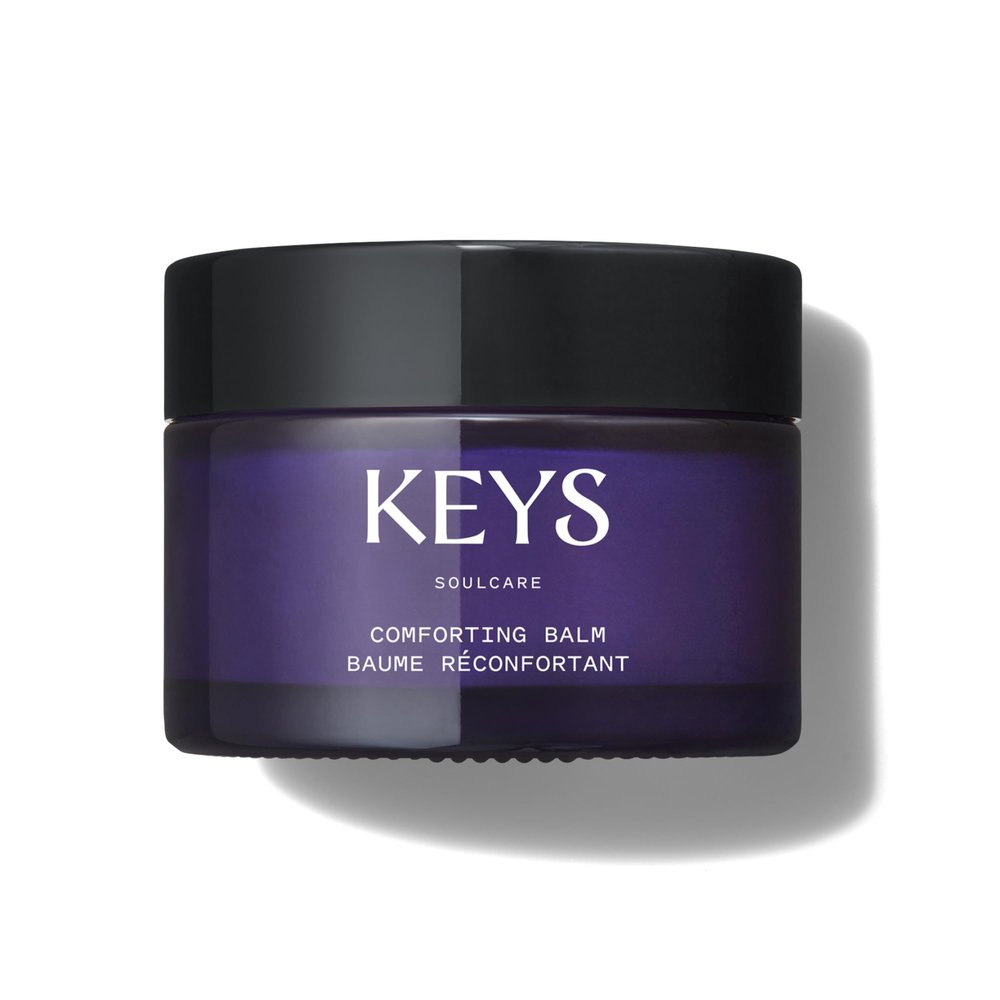Keys Soulcare Comforting Balm, Nourishes & Hydates Skin with Camellia Seed Oil & Shea Butter, Cruelty-Free, Vanilla Scent, Face + Body, 0.74 Oz