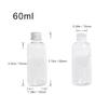 100pcs 60ml Mini Travel Plastic Empty Bottle Tiny Jars Cosmetic Container Travel Kit Empty Refillable Bottles Jars view 2