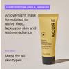 Acure Revived Radiance Overnight Mask - Night Face Mask for Sleeping, Hydrating Facial Jelly for Glass Skin & Natural Glow, Anti Aging & Nourishing with Encapsulated Retinol & Avocado Oil - 1.7 fl oz view 3
