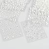 30 Sheets White Flower Nail Art Stickers, White Flower with Rhinestones Designs Nail Decals 3D Self Adhesive Nail Stickers Nail Art Supplies for Nails Decorations view 4
