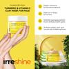 irreshine Turmeric Vitamin C Clay Mask: Turmeric Face Mask Vitamin C Clay Mask Clay Mask for Face Clay Face Mask - Vitamin C Clay Mask with Turmeric Vitamin C Face Mask 5.07oz/150ml view 2