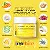 irreshine Turmeric Vitamin C Clay Mask: Turmeric Face Mask Vitamin C Clay Mask Clay Mask for Face Clay Face Mask - Vitamin C Clay Mask with Turmeric Vitamin C Face Mask 5.07oz/150ml view 3