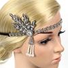 1920S Headband Vintage Bridal Party Headpiece Accessories Props Beaded Headband Chain WEY11 view 4