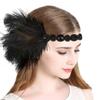 1920S Peacock Feather Headpiece Flapper Accessories Party Headband Bride Vintage Headdress Champagne view 4