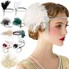 1920S Headband Vintage Bridal Party Headpiece Accessories Props Beaded Headband Chain WEY20 view 2