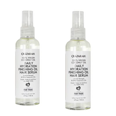 Coconut Oil Daily Hydration Hair Serum - Nourish, Repair, and Shine | Lightweight, Non-Greasy Formula | Natural Hair Care Treatment, (Lot of 2)