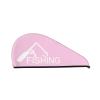 Fishing Hooks Reel Dry Hair Towel Cap Pink Long Hair Wrap for Women Super Absorbent view 1