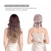 100% Silk Bonnet for Sleeping, Large Silk Sleep Cap with Tie Band for Curly Hair, Dusty Rose view 3