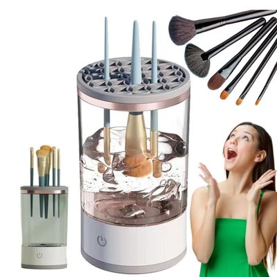 3 in 1 Electric Makeup Brush Cleaner, Cosmetic Brush Cleaner, Electric Makeup Brush Blender Cleaner (1PCS)