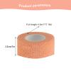 VideoPUP 10pcs Tattoo Grip Tape Phosphor Orange, 1"x 5Yards Disposable Cohesive Tattoo Grip Cover Wrap Elastic Bandage Handle Grip Tube for Tattoo Machine Tattoo Grip Accessories view 2