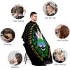 Coats of Arms of El Salvador Hair Cutting Cape Salon Haircut Apron Barbers Hairdressing Cape with Adjustable Snap Closure view 3