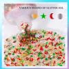 DAGEDA Christmas Body Glitter Gel, Gold Red Green Face Hair Glitter Makeup, Christmas Tattoos Accessories,Holographic Chunky Glitters, Shimmer Face Paint Singer Concert Rave Accessories 50ml view 4